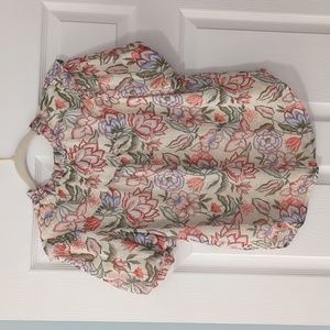 Loft floral blouse size xsmall like new condition never worn